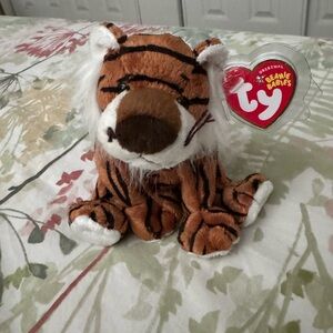 Ty Beanie Babies “Stripes” Tiger Plush Toy